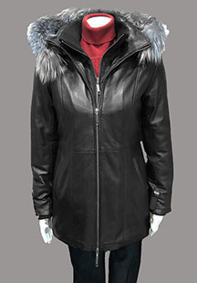 Spring and Autumn Mid-Length Warm and Windproof Women Leather Jacket Lady  Clothing Female Coat (Color : Black, Size : X-Large) : : Clothing,  Shoes & Accessories